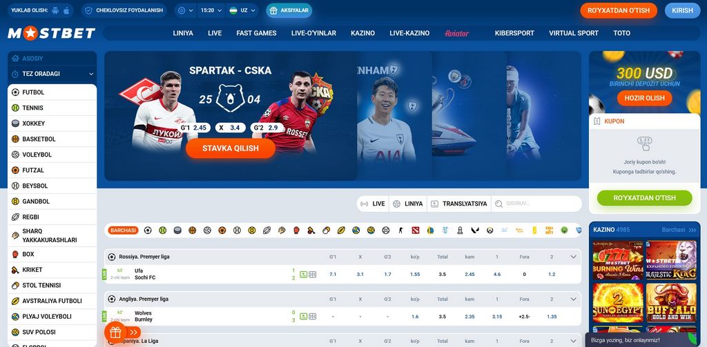 Mostbet Pl Oficjalna strona internetowa zakładów sportowych Mostbet Polska